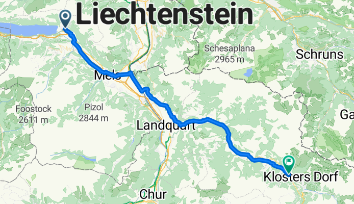 Walenstadt - Klosters Serneus
