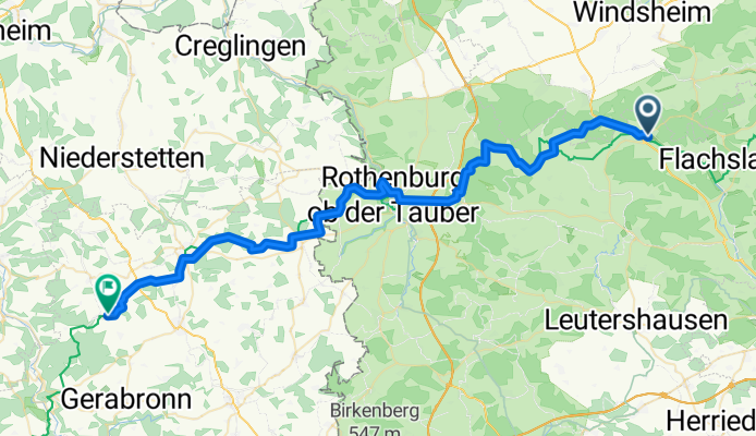 Oberdachstetten - Blaufelden