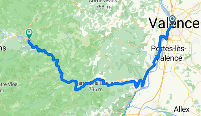 Valence - Le Cheylard