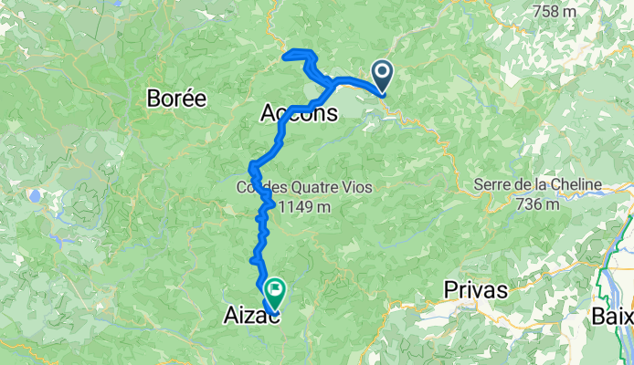 Le Cheylard - Vals-les-Bains