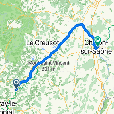 10 Palinges to Chalon-sur-Saône 90