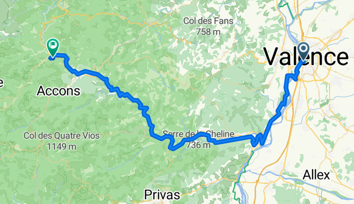 Valence - Saint-Martin-de-Valamas