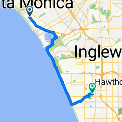 Fourth St, Santa Monica to S Douglas St, El Segundo