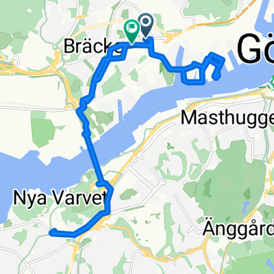 Stålhandskegatan, Göteborg до Stålhandskegatan, Göteborg