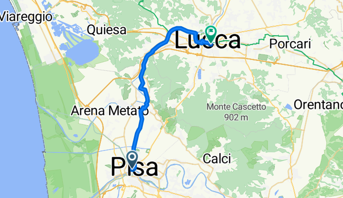 Via Santa Maria nach Via dell'Angelo Custode