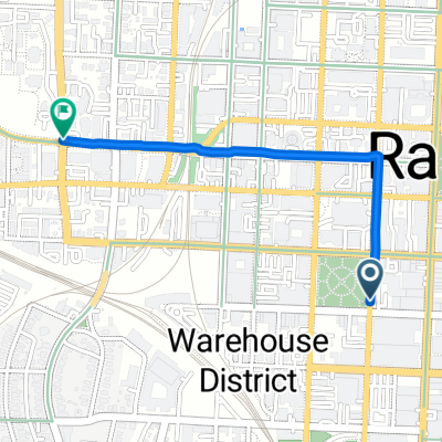 W Martin St, Raleigh to W Morgan St, Raleigh