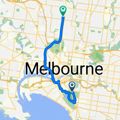 From 450 St Kilkda Rd to Jess