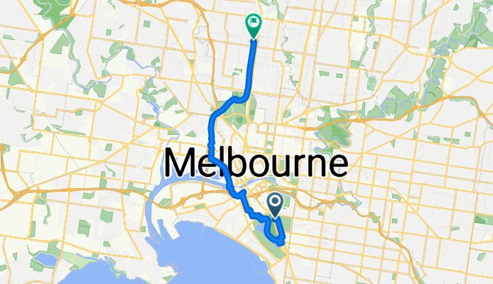 From 450 St Kilkda Rd to Jess