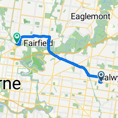 Whitehorse Rd, Balwyn to High St, Northcote