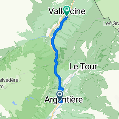 Argentiere to Vallorcine