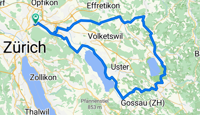 60km - ZH Nord - Pfäffikersee - Greifensee