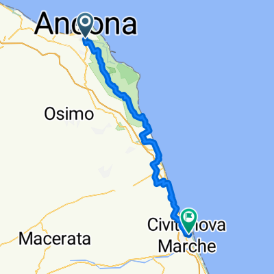 Via delle Grazie, Ancona nach Piazza Giovanni Minzoni, Civitanova Marche