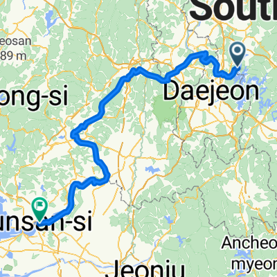 대청로, 대전광역시에서 성덕리, 군산시까지