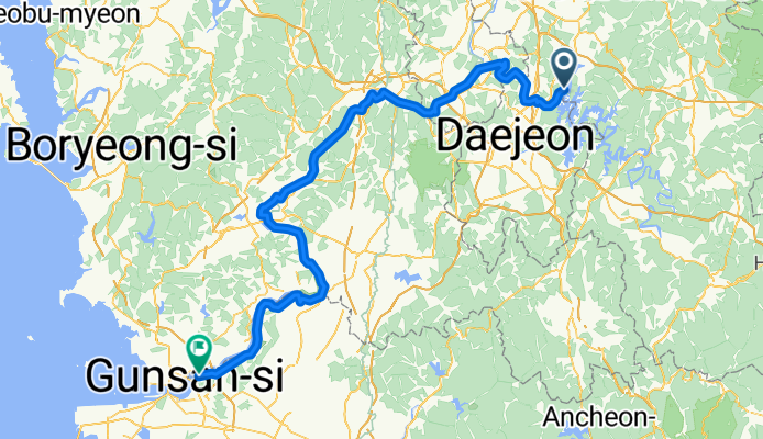 대청로, 대전광역시에서 성덕리, 군산시까지