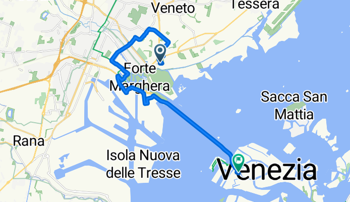 Mestre Carpenedo (Mestre Centro), Venice to Santa Croce, Venice