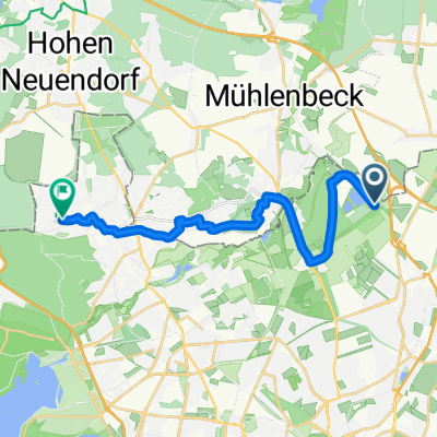 Arkenberge Rückfahrt Schildow