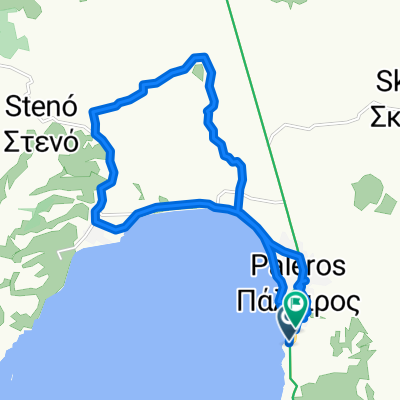 Route in Aktio-Vonitsa