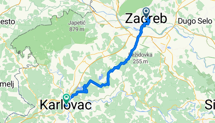 From Zagreb to Karlovac