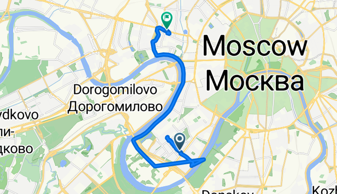 3-я Фрунзенская улица, Москва до улица Пресненский Вал, Москва