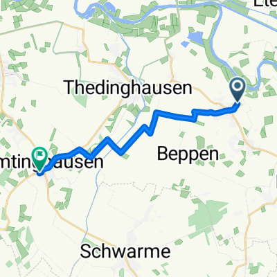 Nottorfer Straße, Thedinghausen nach Großer Heidweg, Emtinghausen