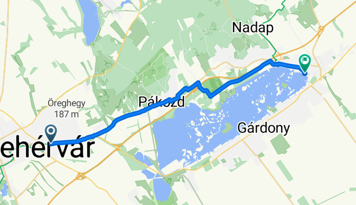 Dolovai sor, Székesfehérvár - Tópart utca, Velence