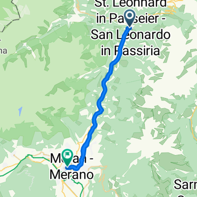 Percorso GPX - Percorso selezionato