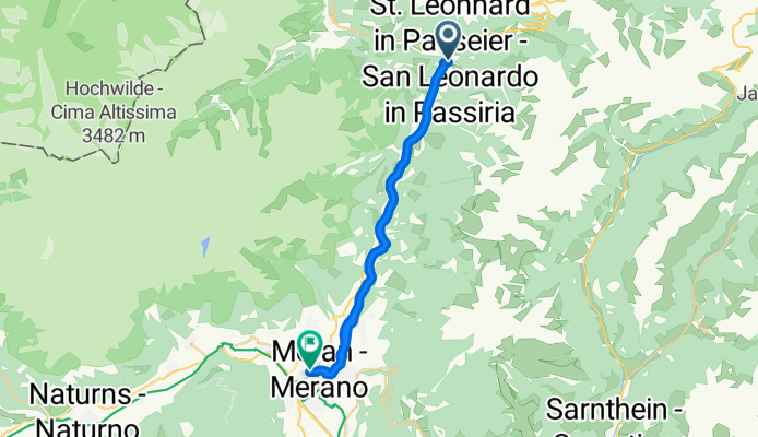 Percorso GPX - Percorso selezionato