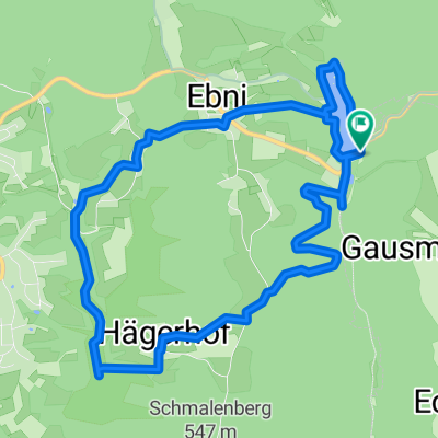 Strümpfelbach Wasserfall – Ebnisee Runde von Mittlerer Voggenhof