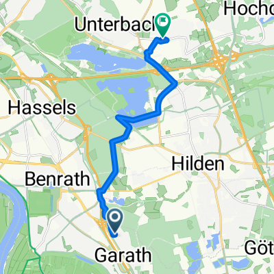 Neustrelitzer Straße, Düsseldorf nach Feldhausweg, Erkrath