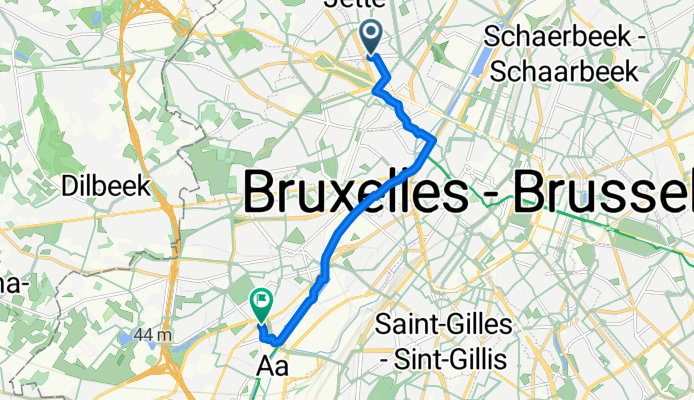 De Broustin à Bergensesteenweg