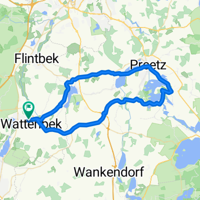 Blick auf die Schwentine– Naturschutzgebiet Kührener Teich Runde von Bordesholm