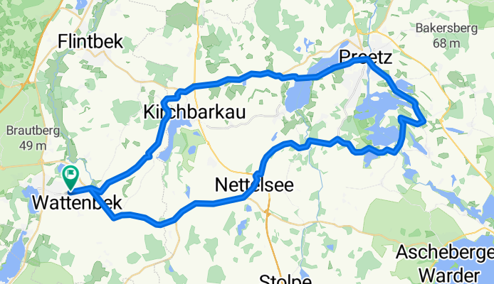 Blick auf die Schwentine– Naturschutzgebiet Kührener Teich Runde von Bordesholm