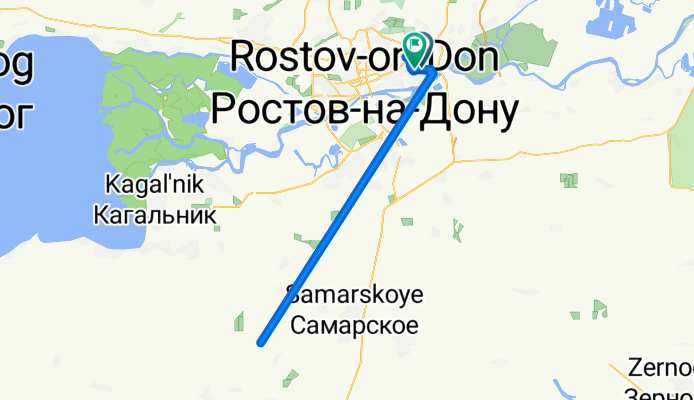 маршрут из проспект 40-Летия Победы 65/15
