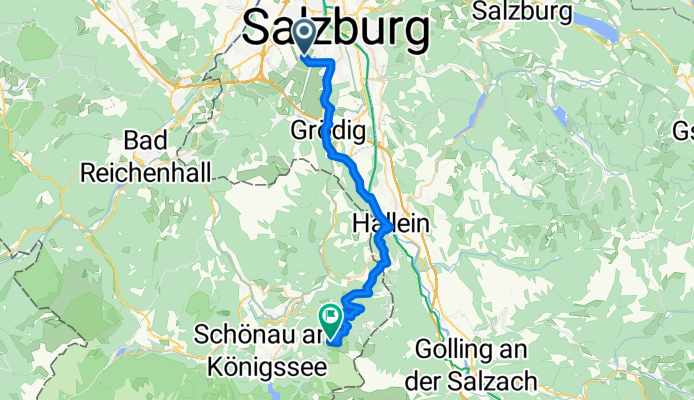 Steinerstraße nach Kehlsteinstraße