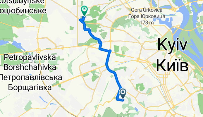 вулиця Федора Ернста 16а to FCJ8+HF