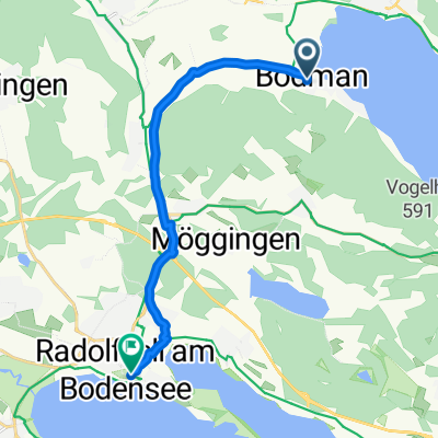 Im Weilergarten, Bodman-Ludwigshafen nach Scheffelstraße, Radolfzell am Bodensee