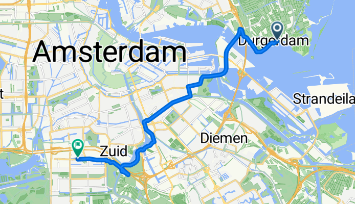 Route zu Valley Amsterdam Zuidas