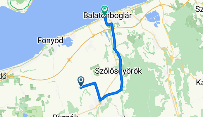 Pusztaberény Újsor utca, Lengyeltóti - Kisfaludy utca, Balatonboglár