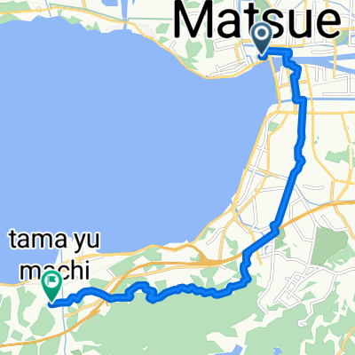 末次町, 松江市へ玉湯町湯町, 松江市