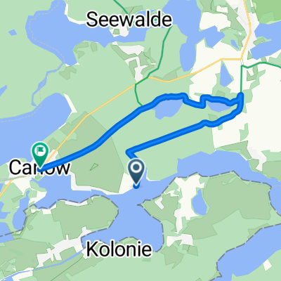 Canow, Wustrow nach Canower Allee, Wustrow