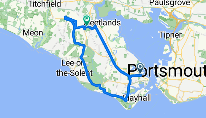 Route avoiding Alver Valley