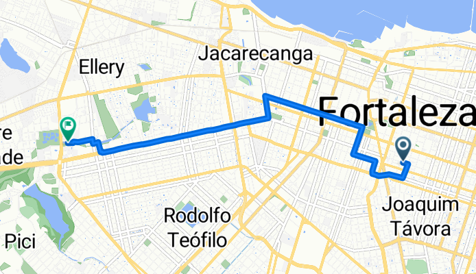 De Rua Dona Leopoldina a Rua Maria Miriam Ferreira De Souza