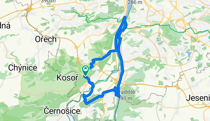 K Cementárně 1C do K Cementárně 1b