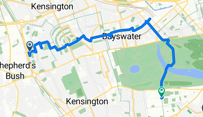 St Anns Road, London to City of Westminster, London