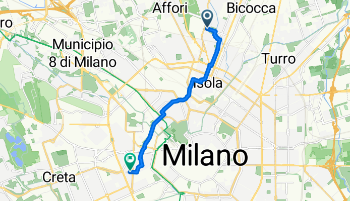 Piazza dell'Ospedale Maggiore, Milano a Via Romolo Gessi, Milano