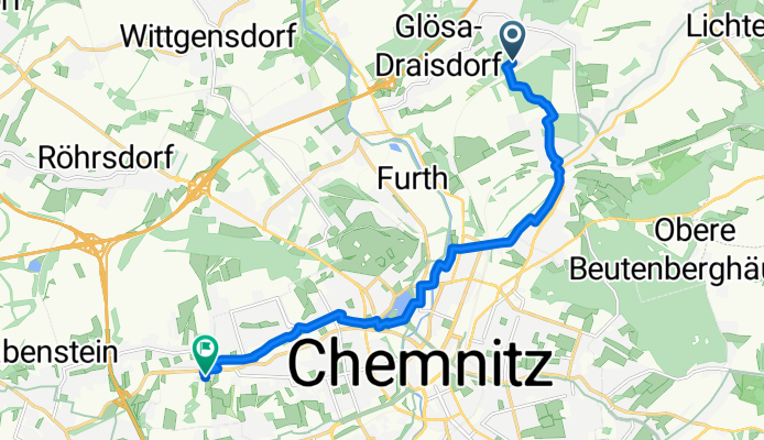 An der Bahnstrecke nach Kalkstraße