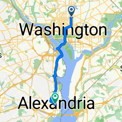 7th St NW, Washington to King St, Alexandria