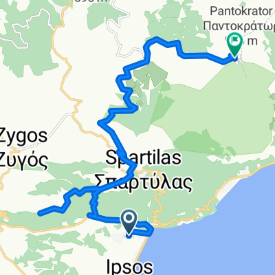 From Acharavi to Zentralkorfu und die Diapontischen Inseln