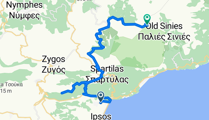 From Acharavi to Zentralkorfu und die Diapontischen Inseln