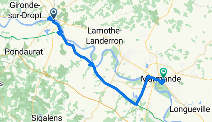 3.10.25 La Réole nach Marmande